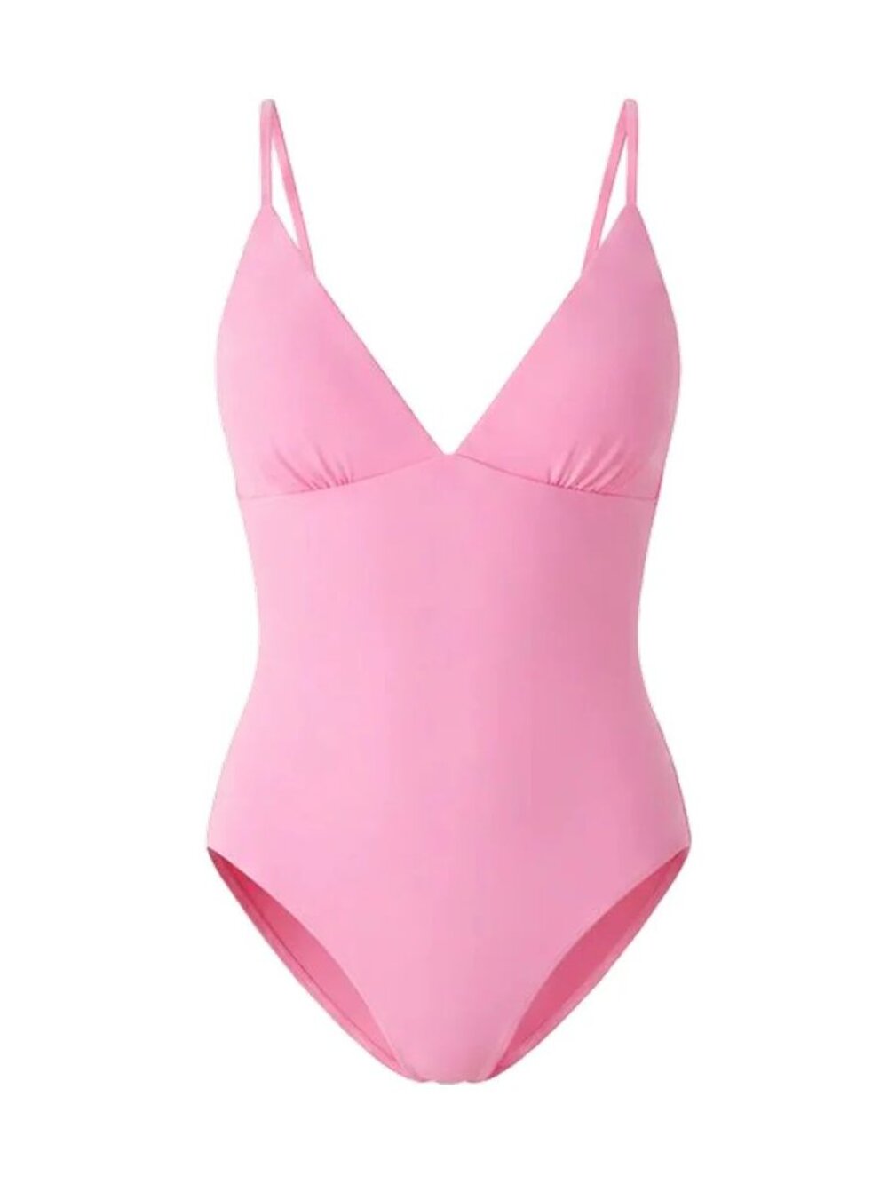 Andie The Lanikai One Piece SWIMSUIT Size S Rosebloom Pink V-neck NEW $122 - Picture 3 of 10